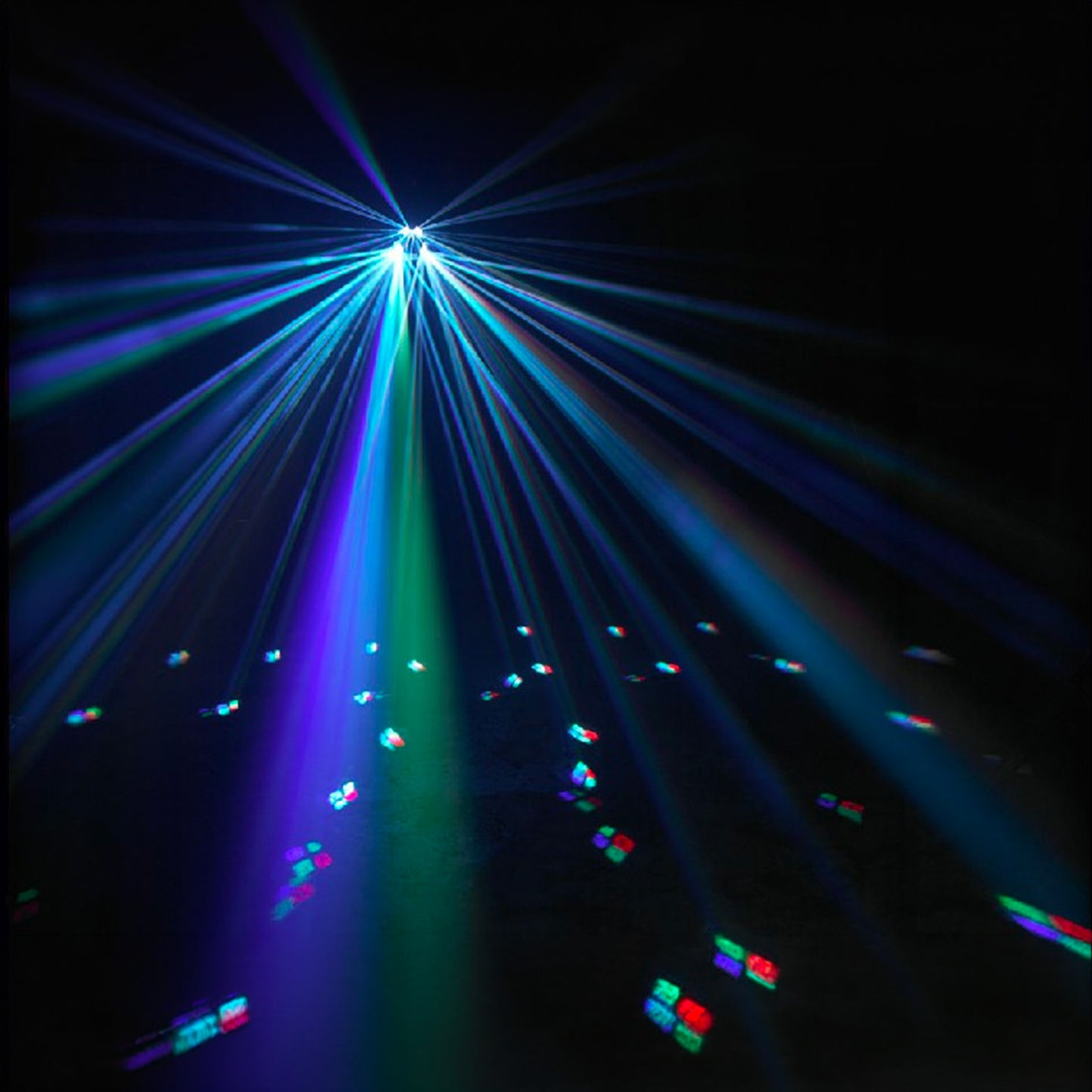 Pack lumières Barre T + 2 LED GUN - effets multibeam prêts à brancher