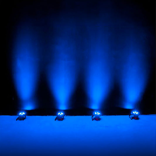2 projecteurs V-Par ADJ - éclairage d'ambiance couleur (pochette)