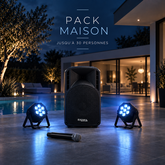 Pack Maison - Location son & lumières jusqu'à 30 personnes
