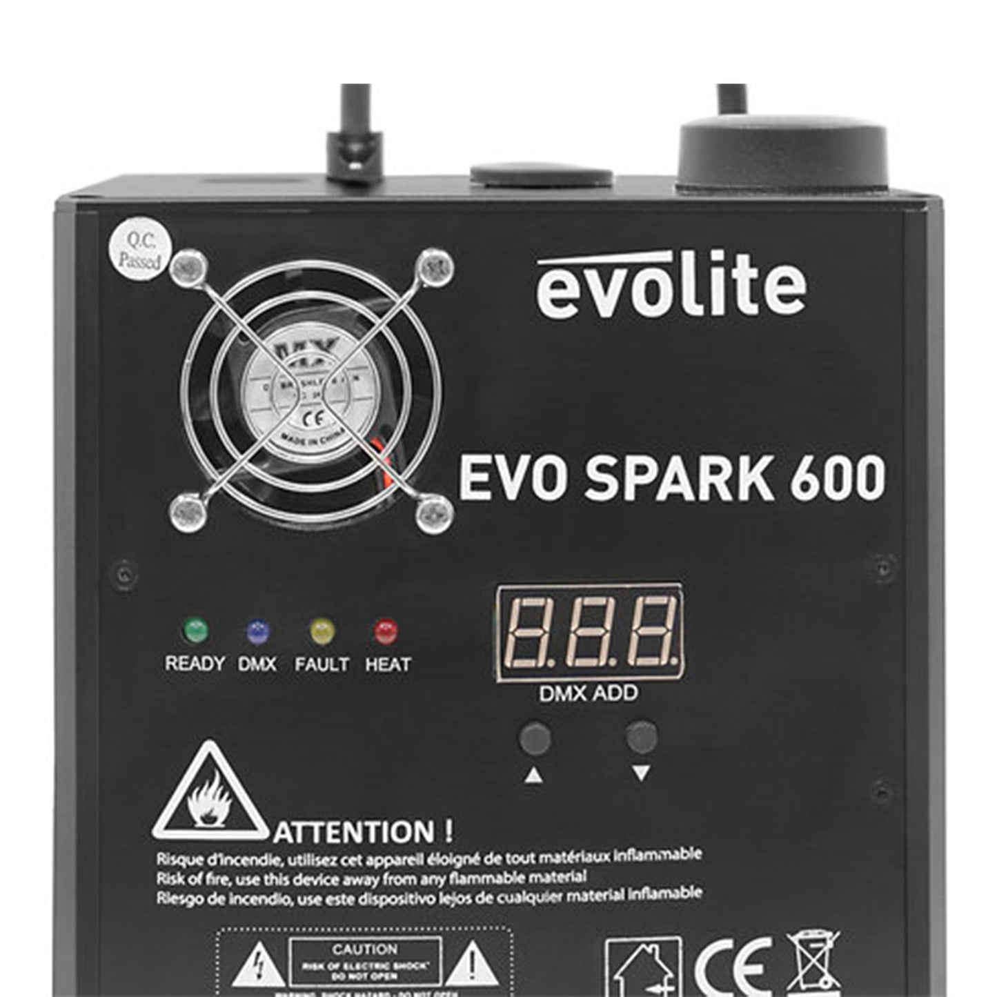 Location fontaines à étincelles froides - Evolite Evo Spark 600 (la paire)