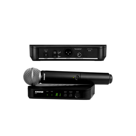 Micro sans fil Shure BLX24/SM58 - capsule SM58, portée 100 m, 14h d'autonomie
